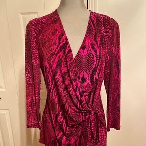 Anne Klein Wrap Top — NWOT